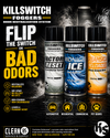 Kill Switch Odor Eliminator Fogger | Full Release Deodorizing Spray | Smoke, Pet & Mildew Odor Neutralizer