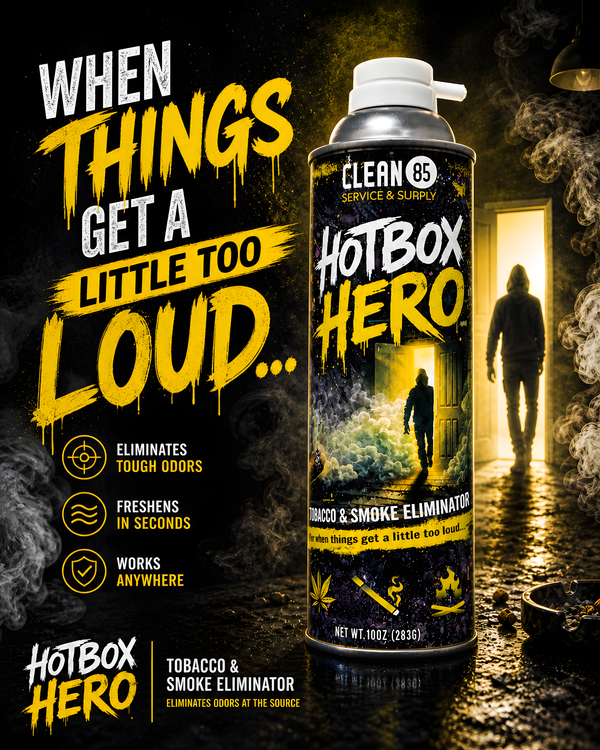 Hotbox Hero Smoke Odor Eliminator Spray | Removes Weed, Tobacco & Strong Odors | Car, Home & Room Freshener