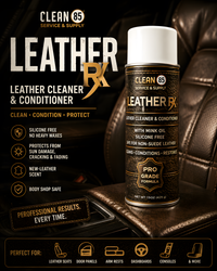 Leather RX Leather Cleaner & Conditioner | Silicone-Free Leather Cleaner for Car Seats, Panels & Interior Surfaces