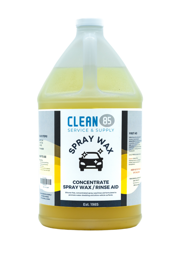 Spray Wax Concentrate Spray Wax/Rinse Aid